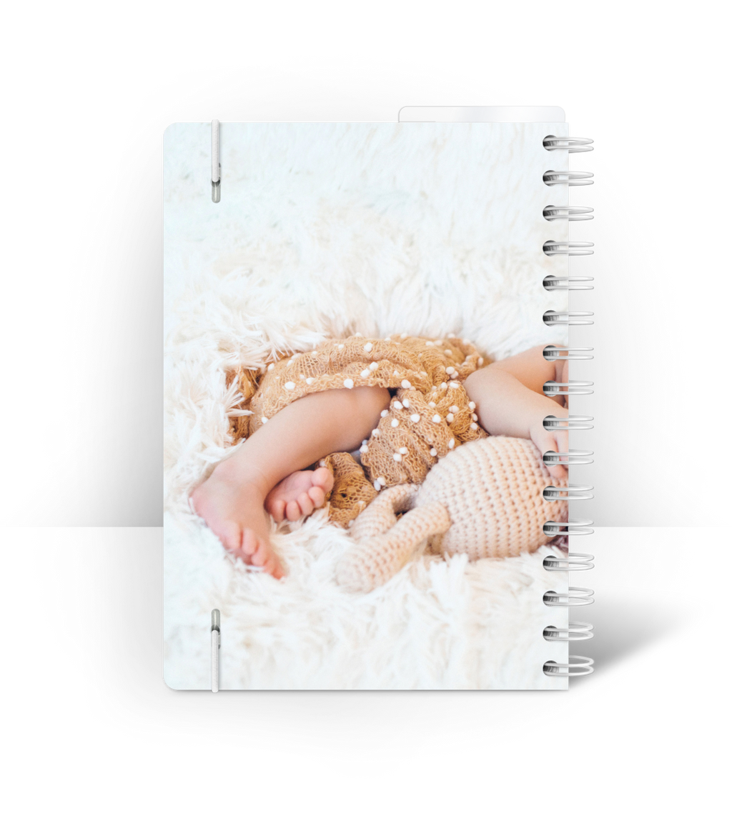 Spiral Binding A5 - Baby Guest Book