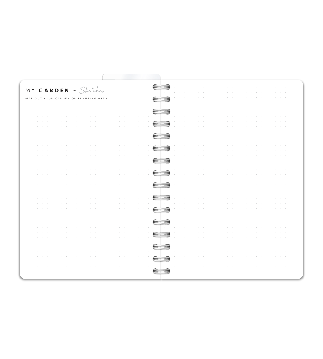 Spiral Binding A5 - Garden Journal