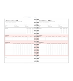 Spiral Binding A5 - Workout Planner