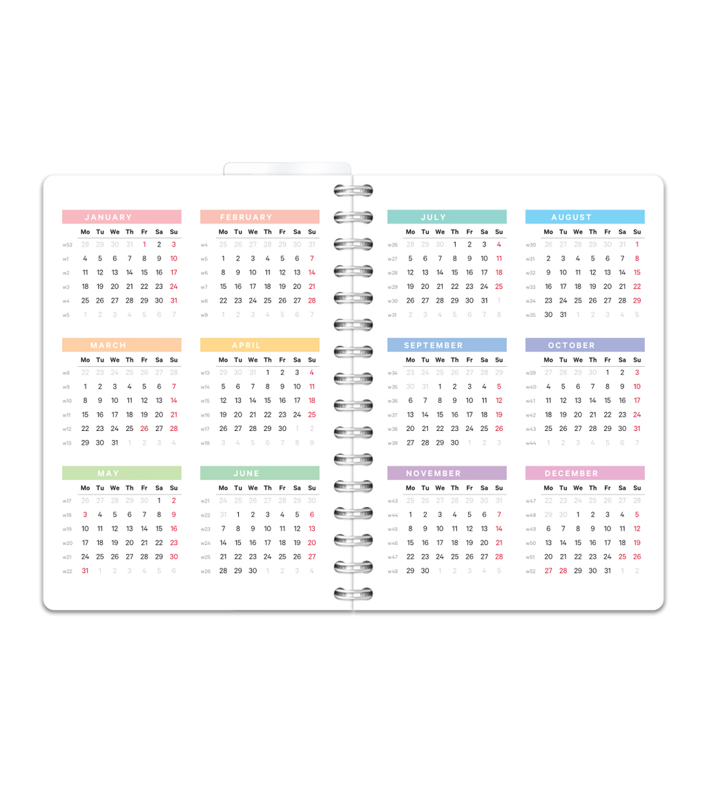 Spiral Binding A5 - Student Planner
