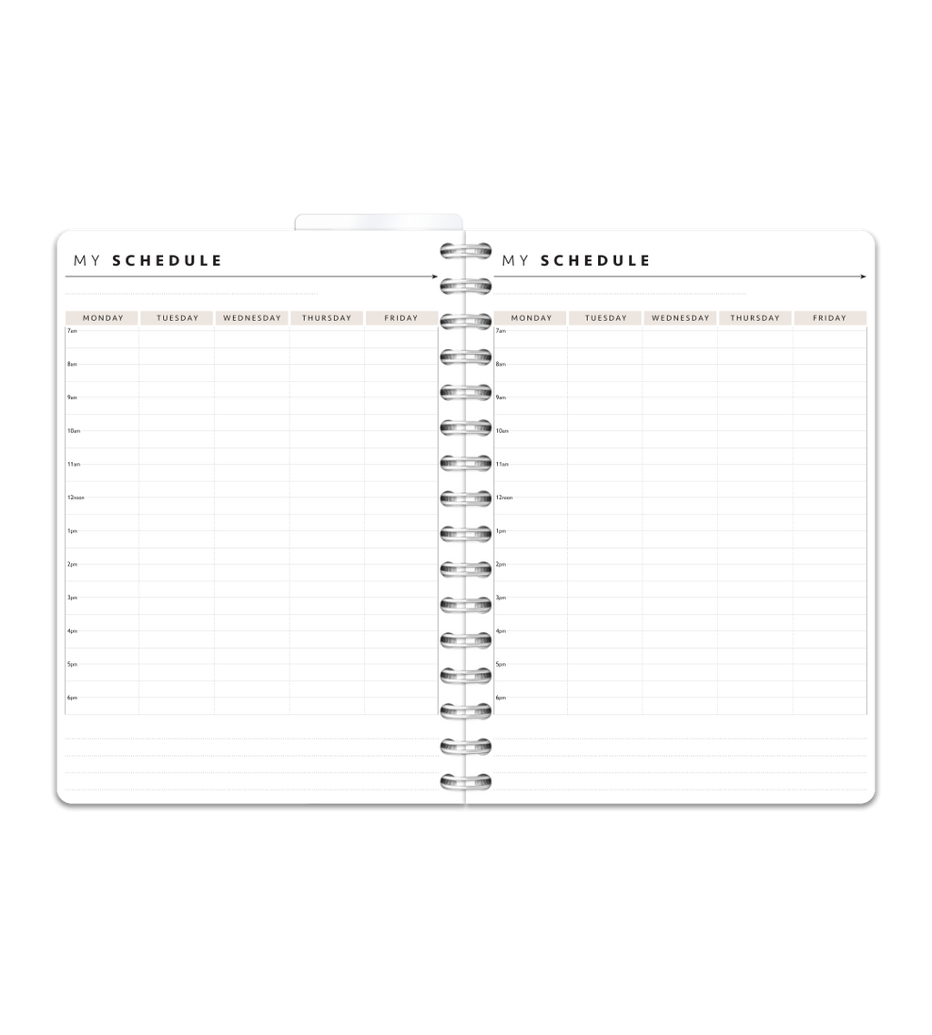 Spiral Binding A5 - Student Planner