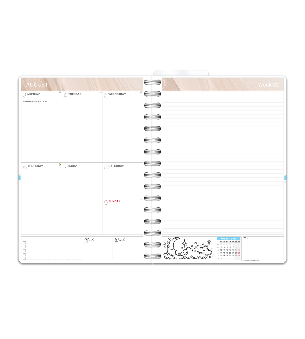 Spiral Binding A5 - Student Planner