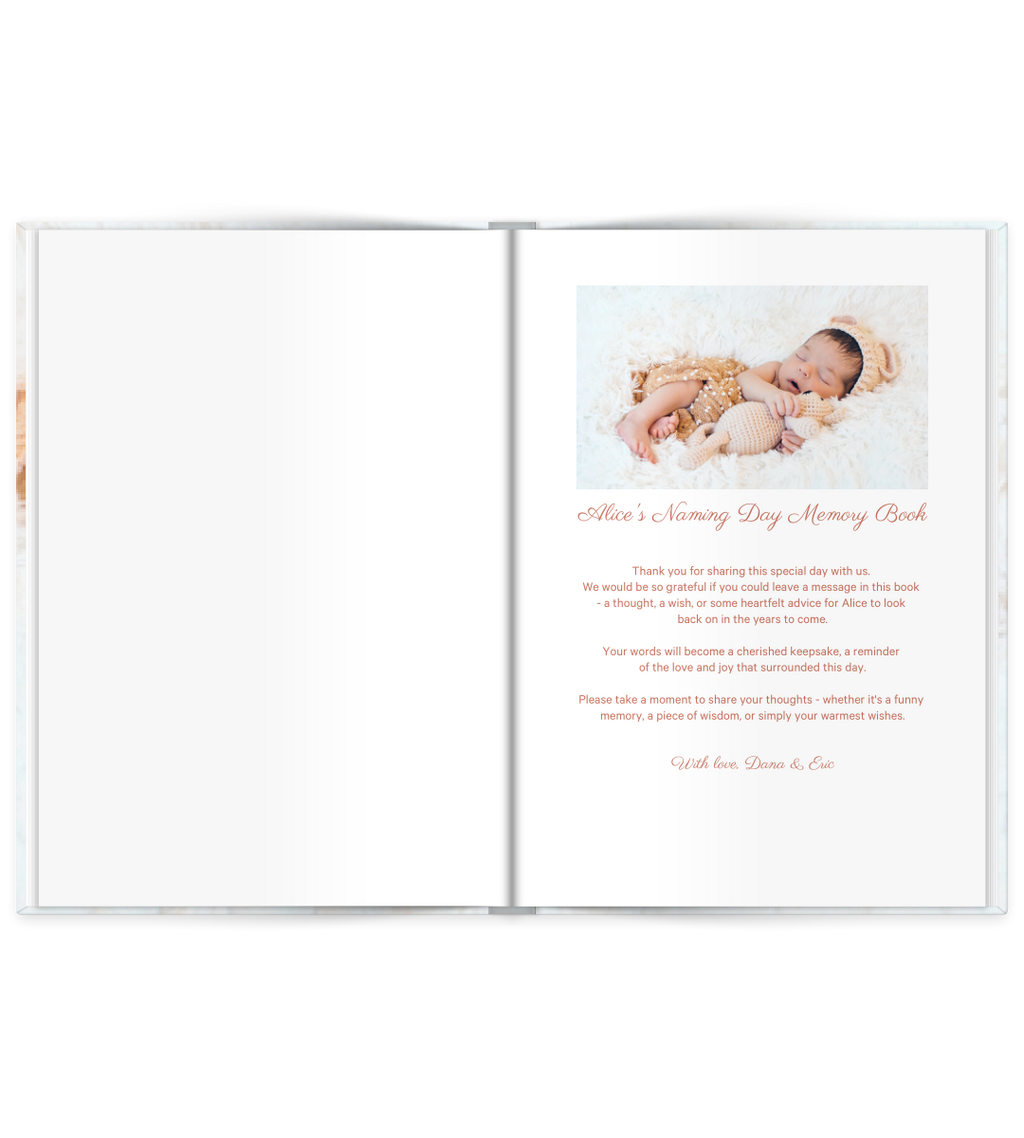 Hardcover A5 - Baby Guest Book