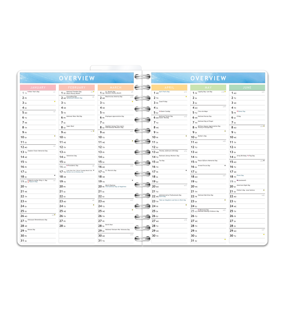Planner Smart Design - Spiral Binding A5