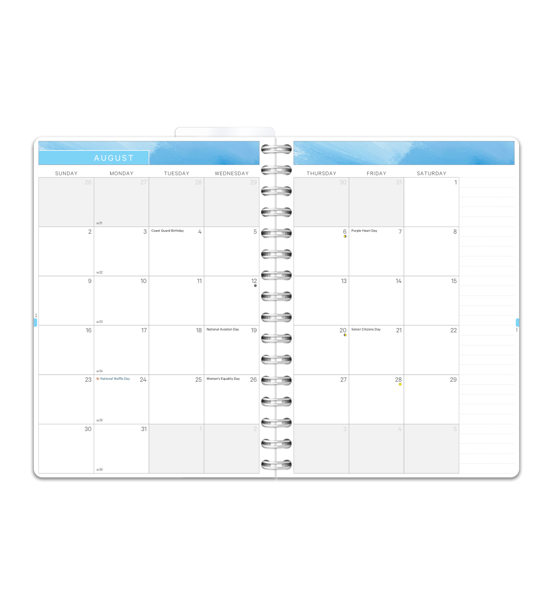 Planner Smart Design - Spiral Binding A5