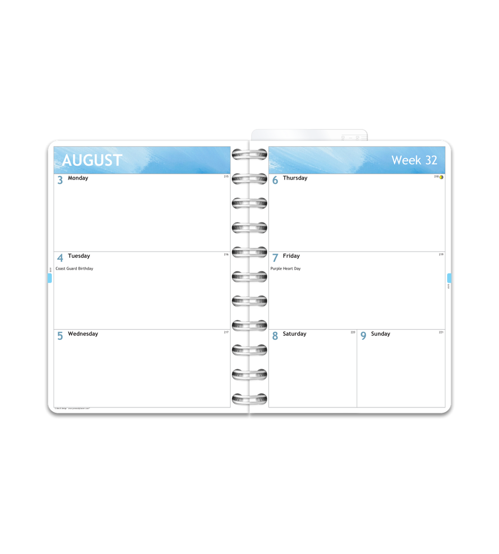 Planner Smart Design - Spiral Binding Small/A6 