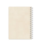 Notebook Cream Suede - Spiral Bound A5 