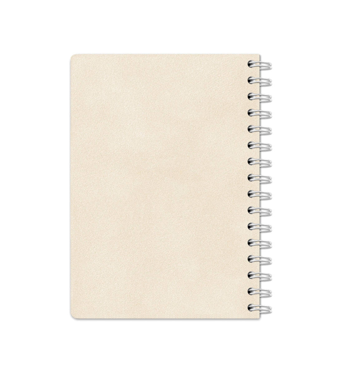 Notebook Cream Suede - Spiral Bound A5 