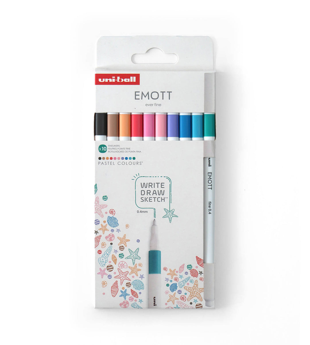 Fineliner - Uni Emott Set no 2 Blooms & Berries 10 Pack