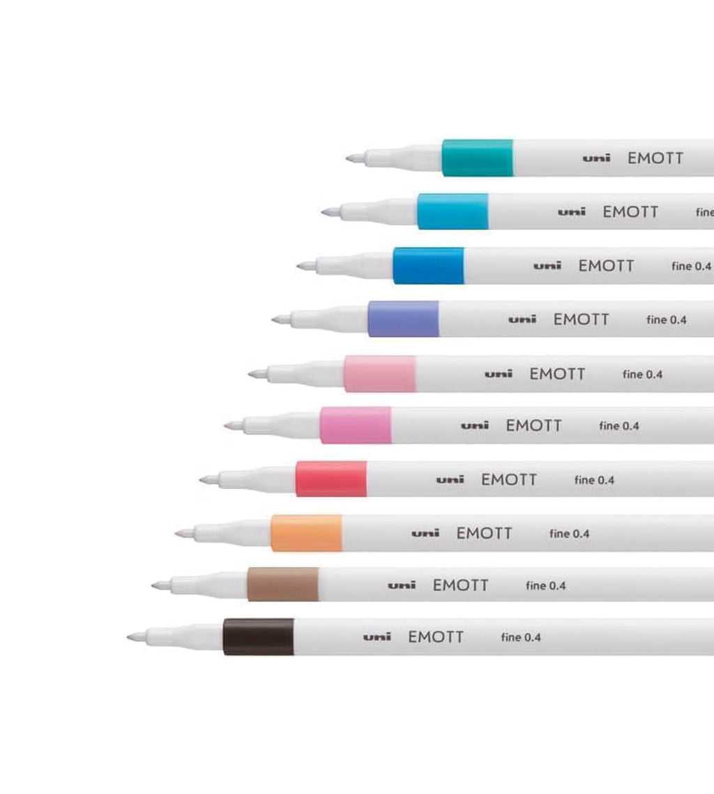 Fineliner - Uni Emott Set no 2 Blooms & Berries 10 Pack