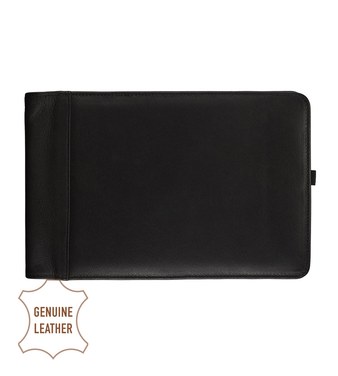 Planner Case - Calfskin - Size Wide  - Black