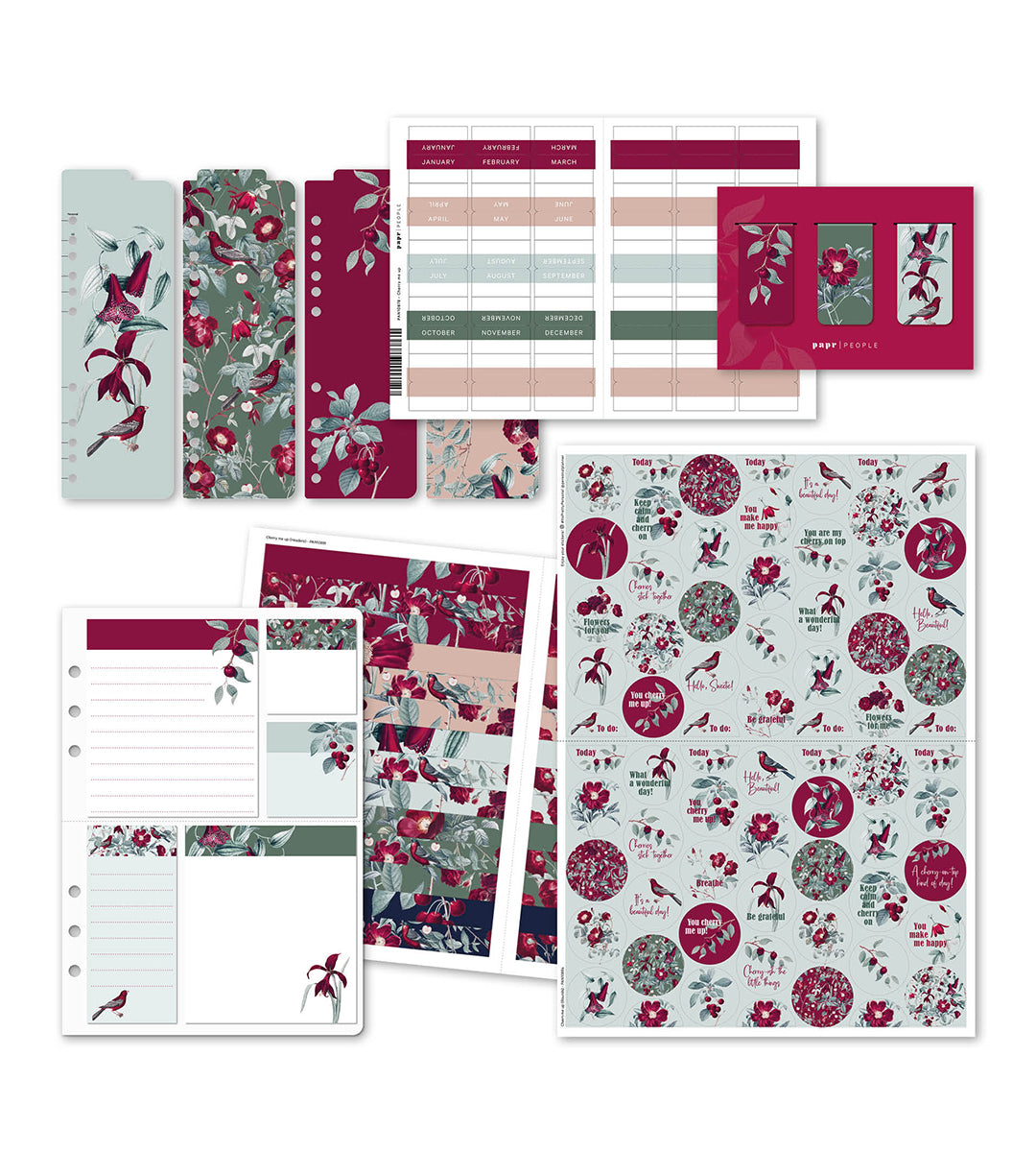 Kit - Cherry me up for Organizer - Size A5
