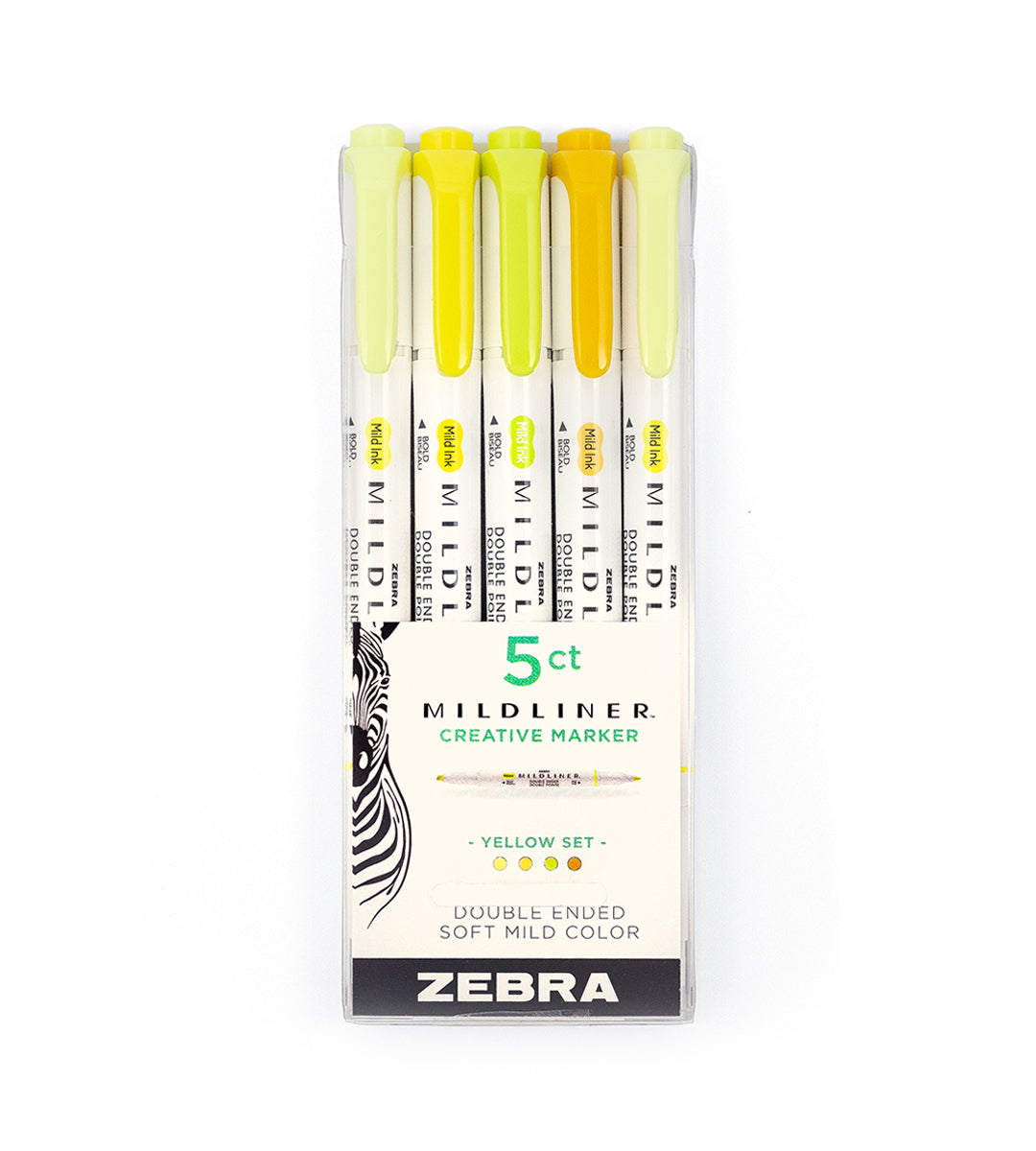 Highlighter - Zebra Mildliner 5 Pack