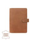 Ring Binder - Leather for Organizer - Personal - Cognac