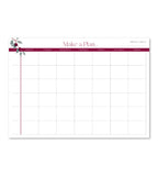 Desk Pad Planner - Monthly Overview A4
