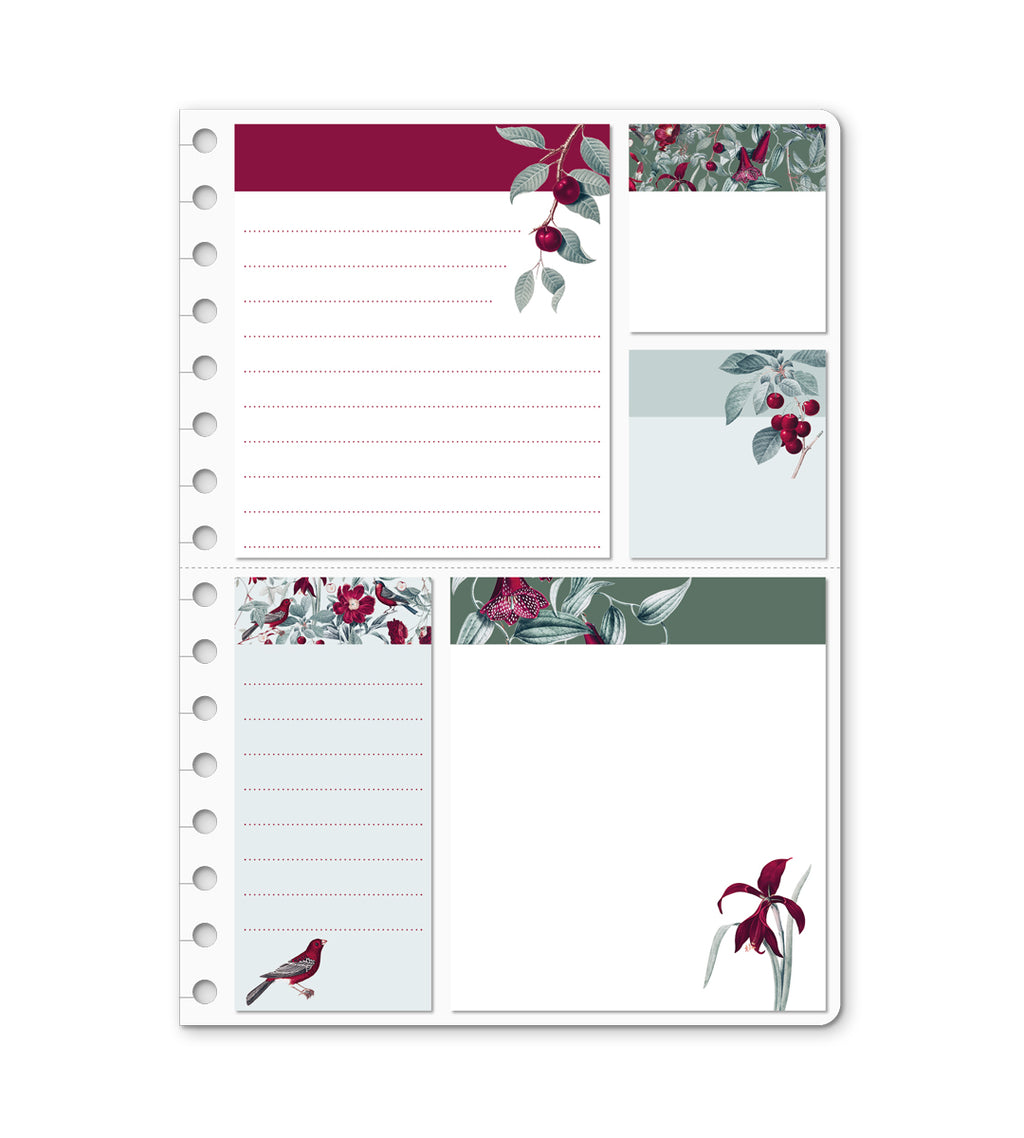 Kit - Cherry me up for planner - sizes A5, A4