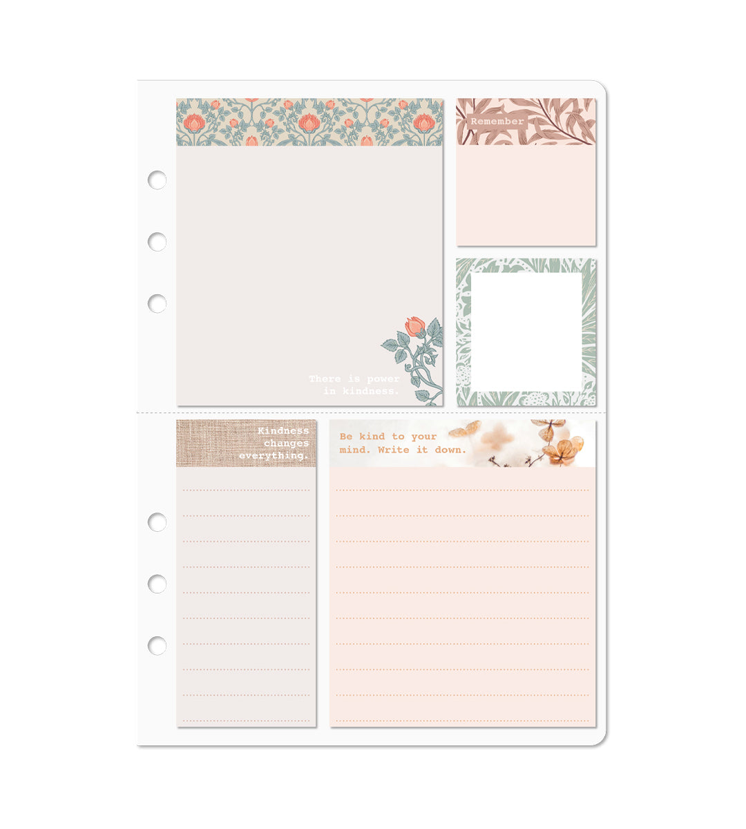 Sticky Notes - Sticky Notes for Organizer - Size A5