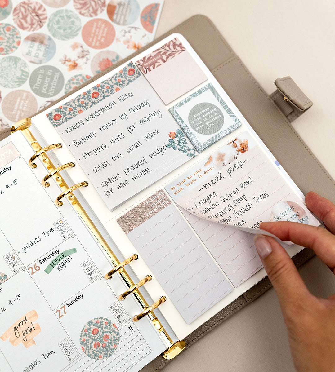 Sticky Notes - Sticky Notes for Organizer - Size A5
