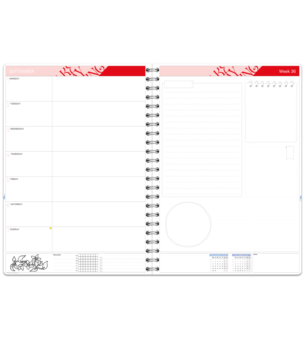 Almanacka - Spiralbindning A4 - Personal Planner