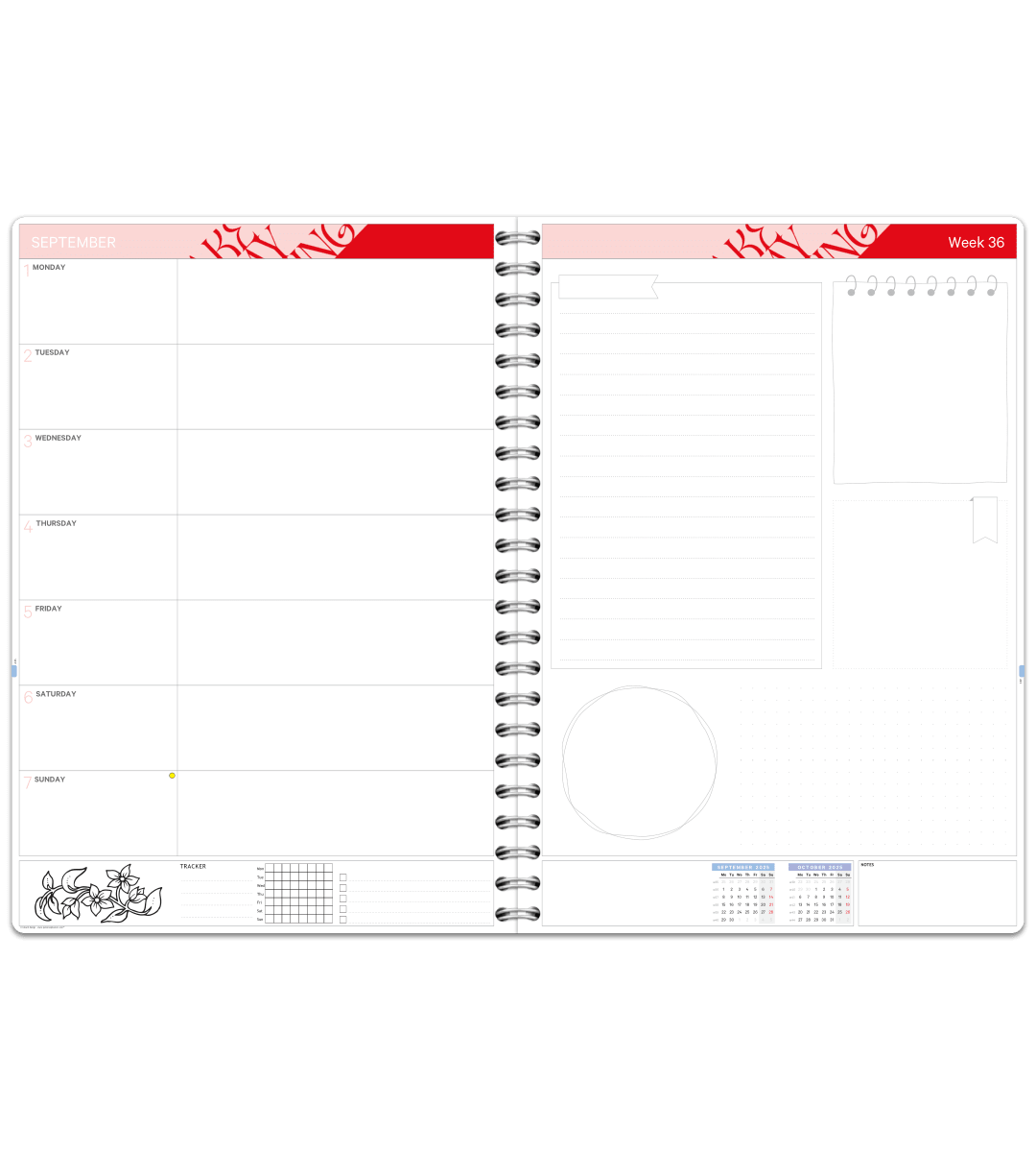 Almanacka - Spiralbindning A4 - Personal Planner