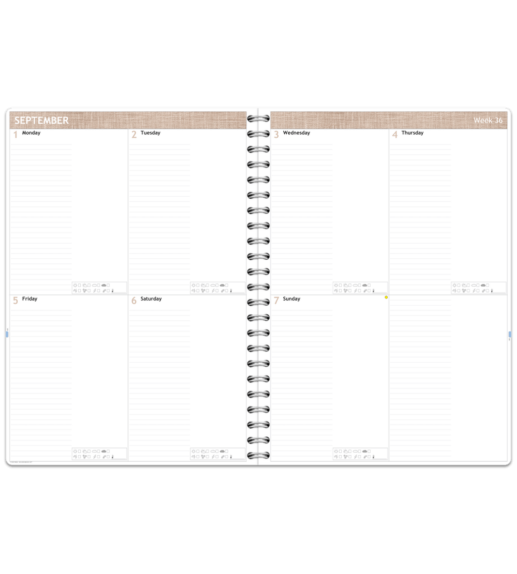 Almanacka - Spiralbindning A4 - Personal Planner