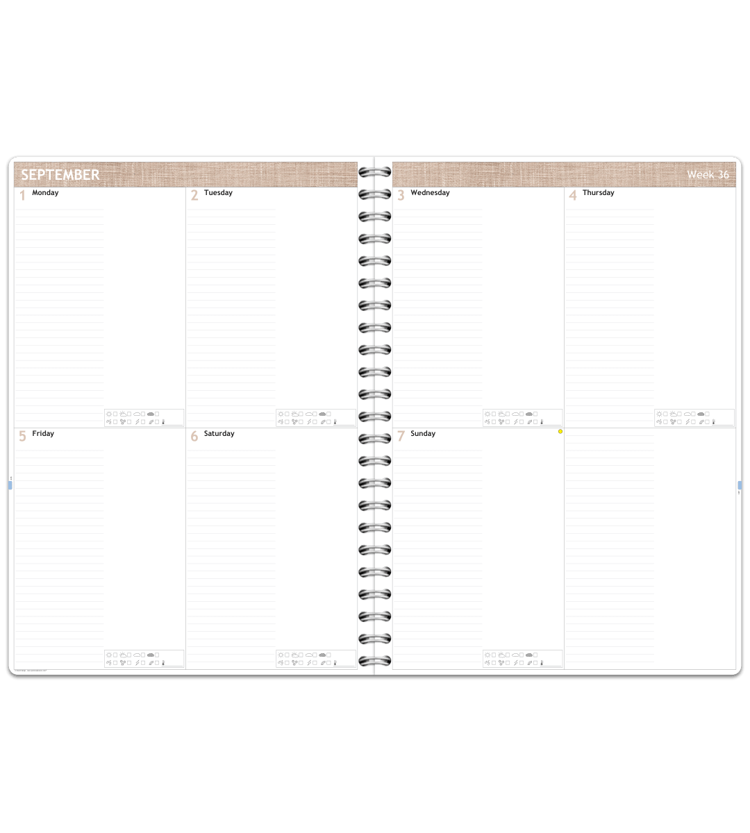 Almanacka - Spiralbindning A4 - Personal Planner