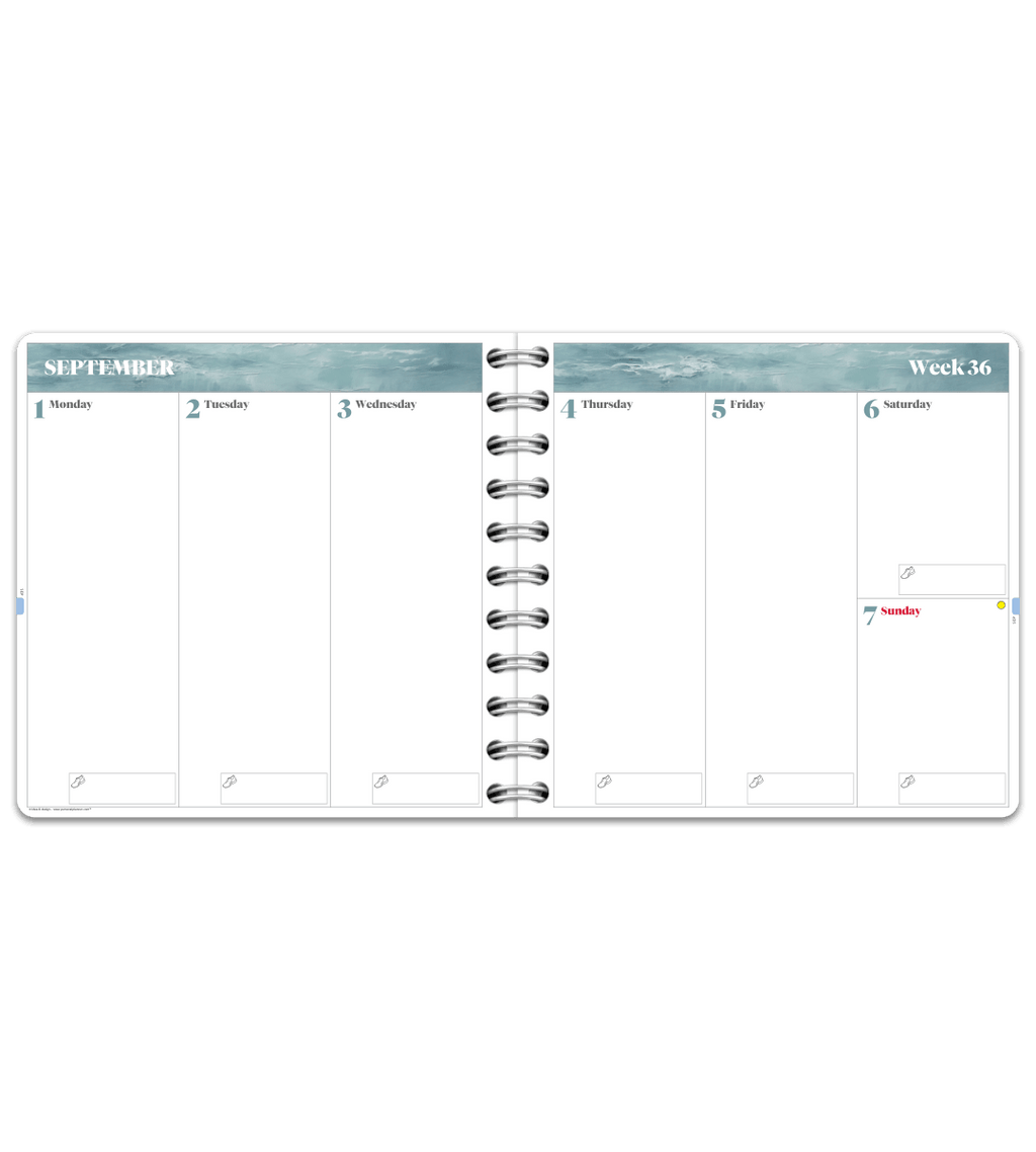 Almanacka - Spiralbindning Mellan - Personal Planner