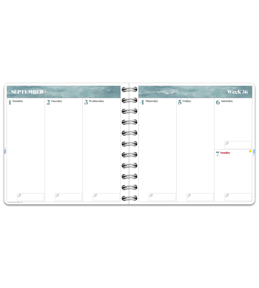 Almanacka - Spiralbindning Mellan - Personal Planner