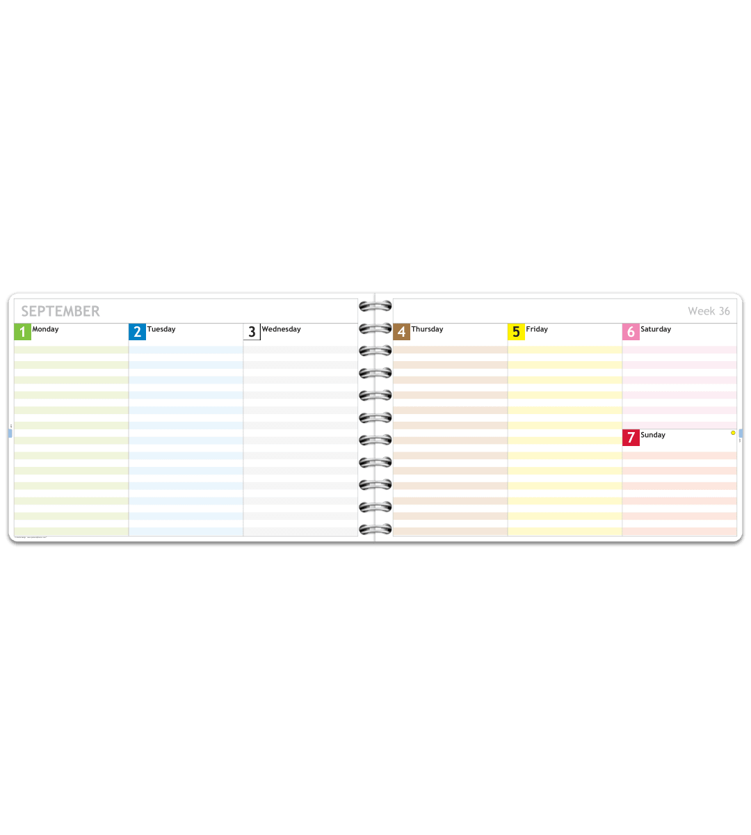 Almanacka - Spiralbindning Stor - Personal Planner