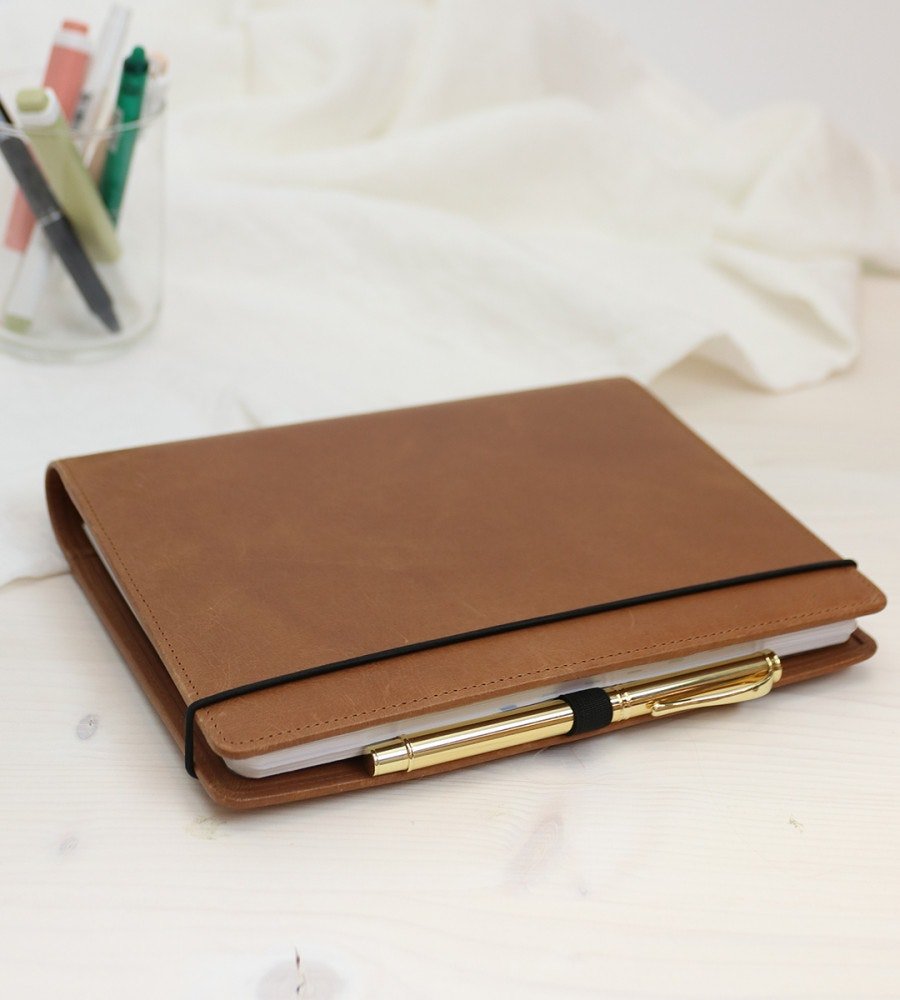 Almanacksfodral - Läder - A5 - Personal Planner