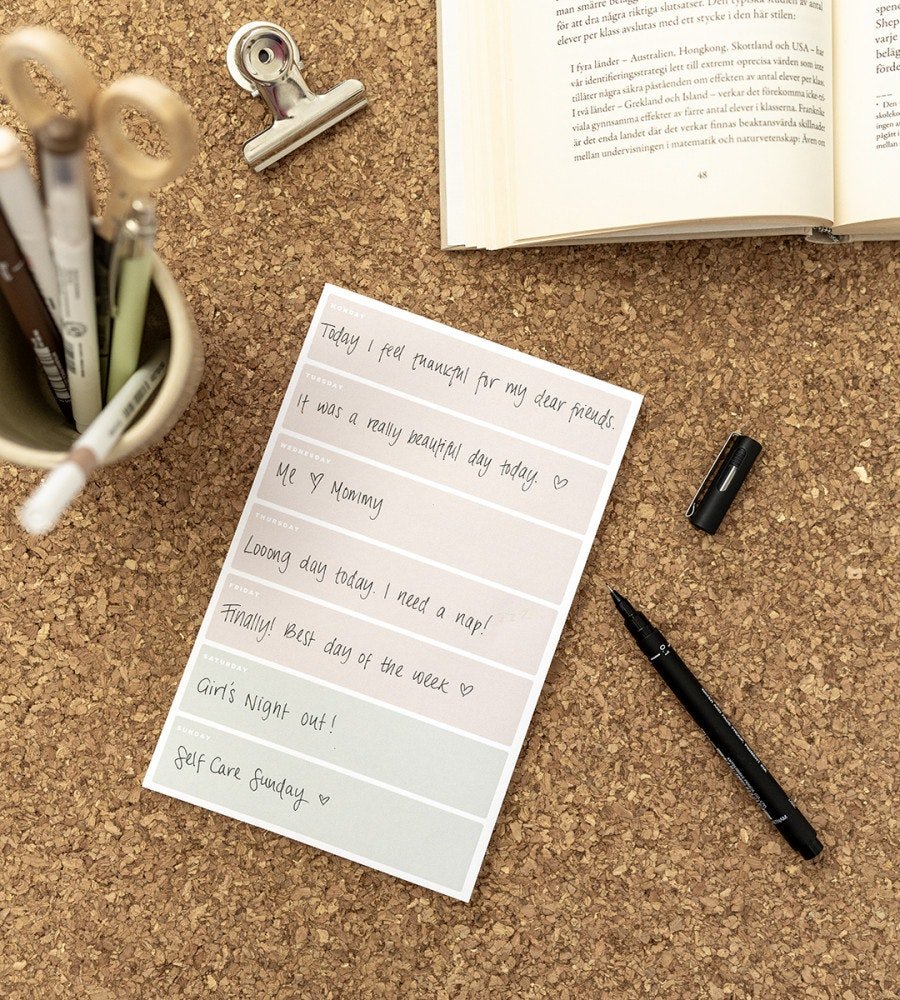 Anteckningsblock - Linjerat A5 - Personal Planner