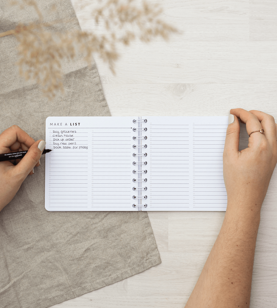 Anteckningsbok - Spiralbindning Mellan - Personal Planner