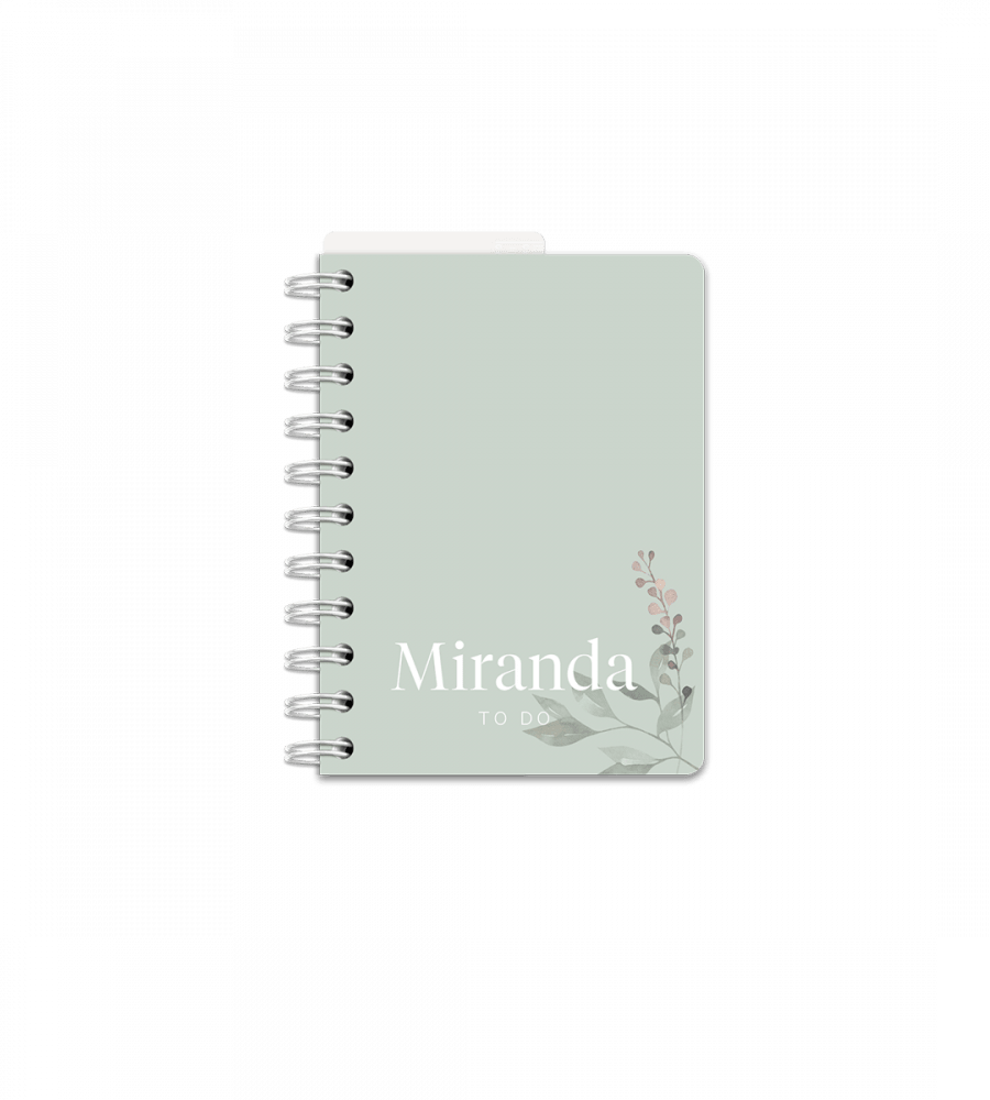 Anteckningsbok - Spiralbunden A6 - Personal Planner