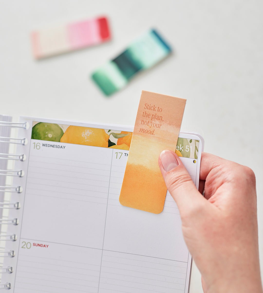 Bokmärken - Bokmärken i papper 3-pack - Personal Planner