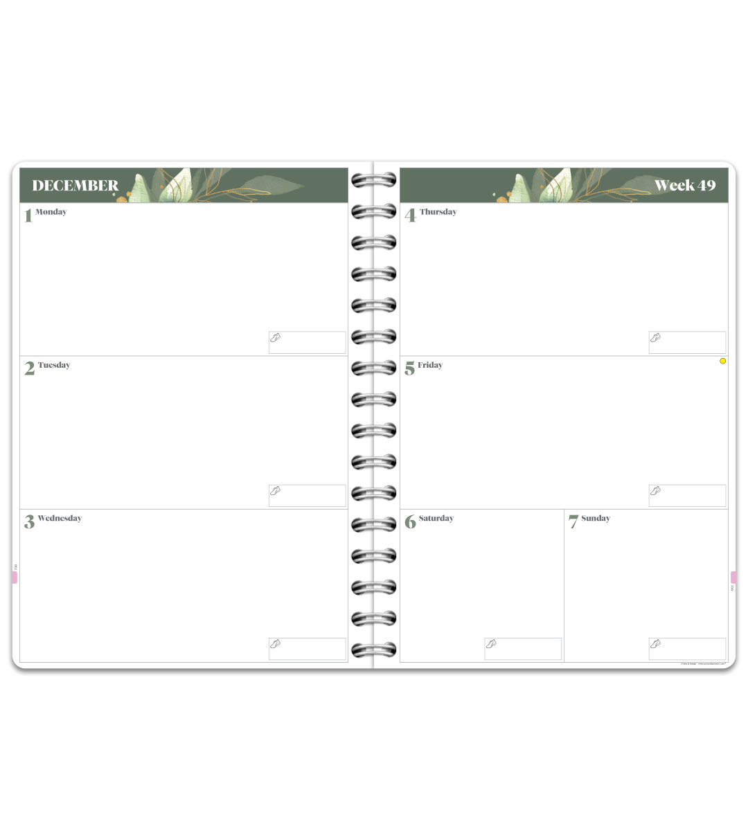 Planner - Spiral Binding A5