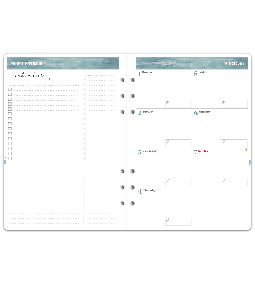 Organizer - Insert A5