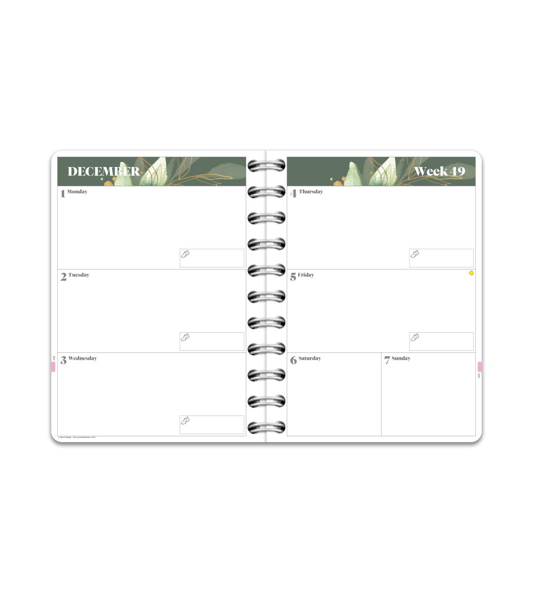 Planner - Spiral Binding A6