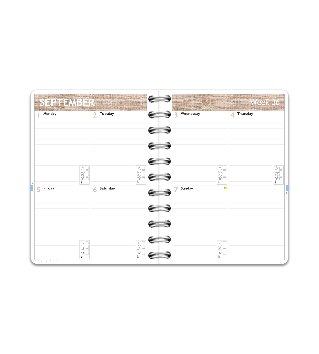 Planner - Spiral Binding A6