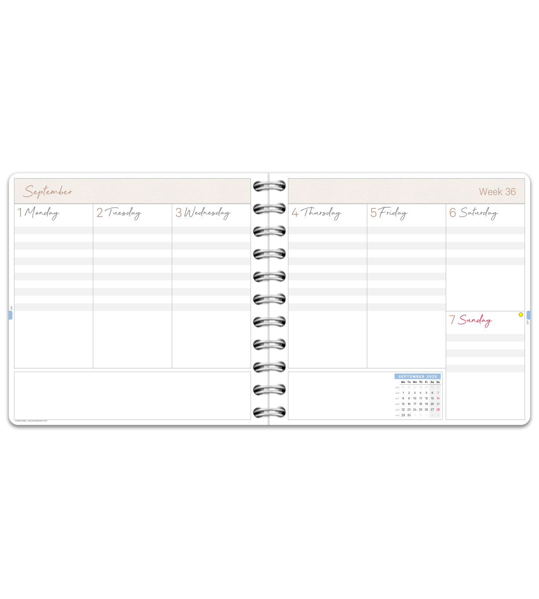 Planner - Spiral Binding Square