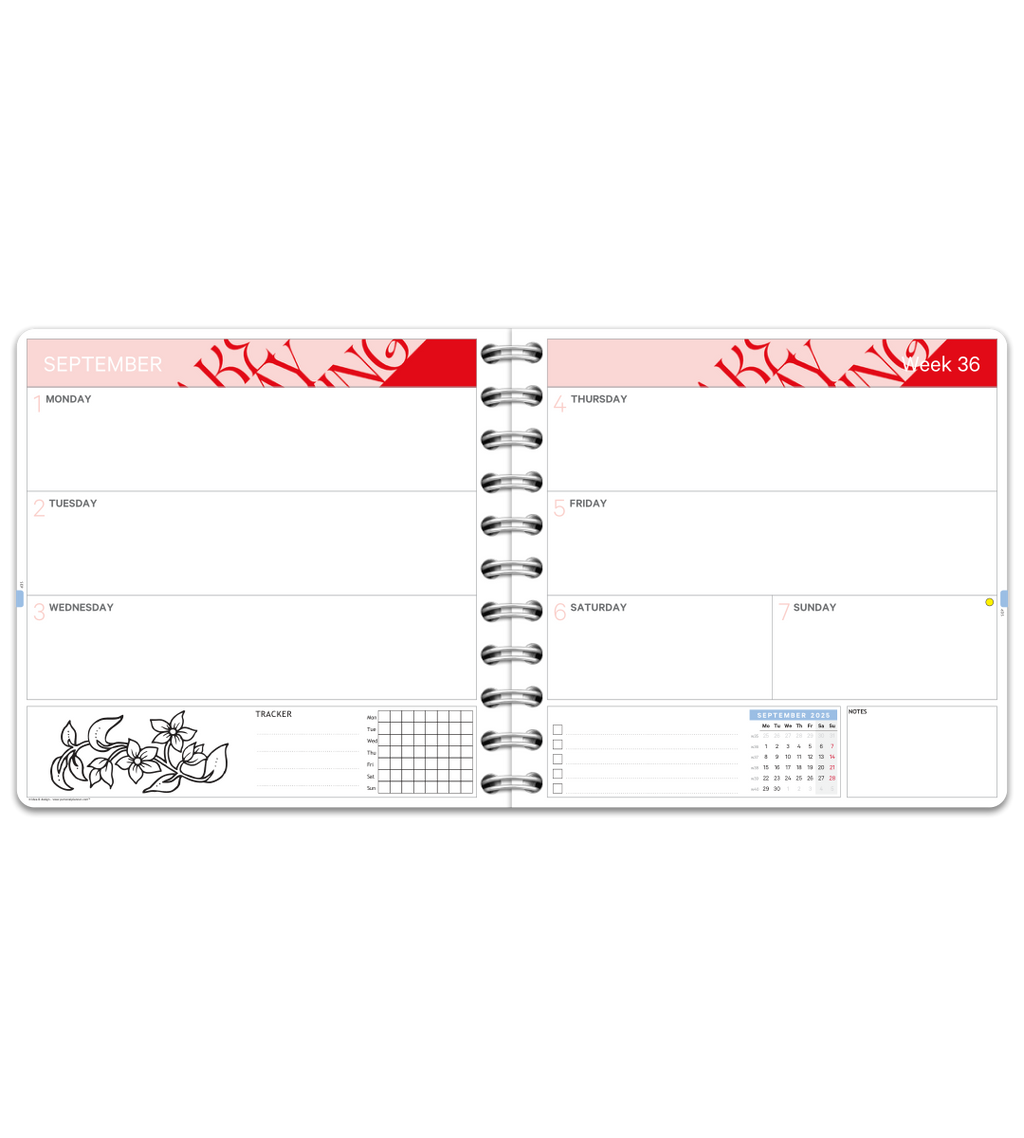 Planner - Spiral Binding Square