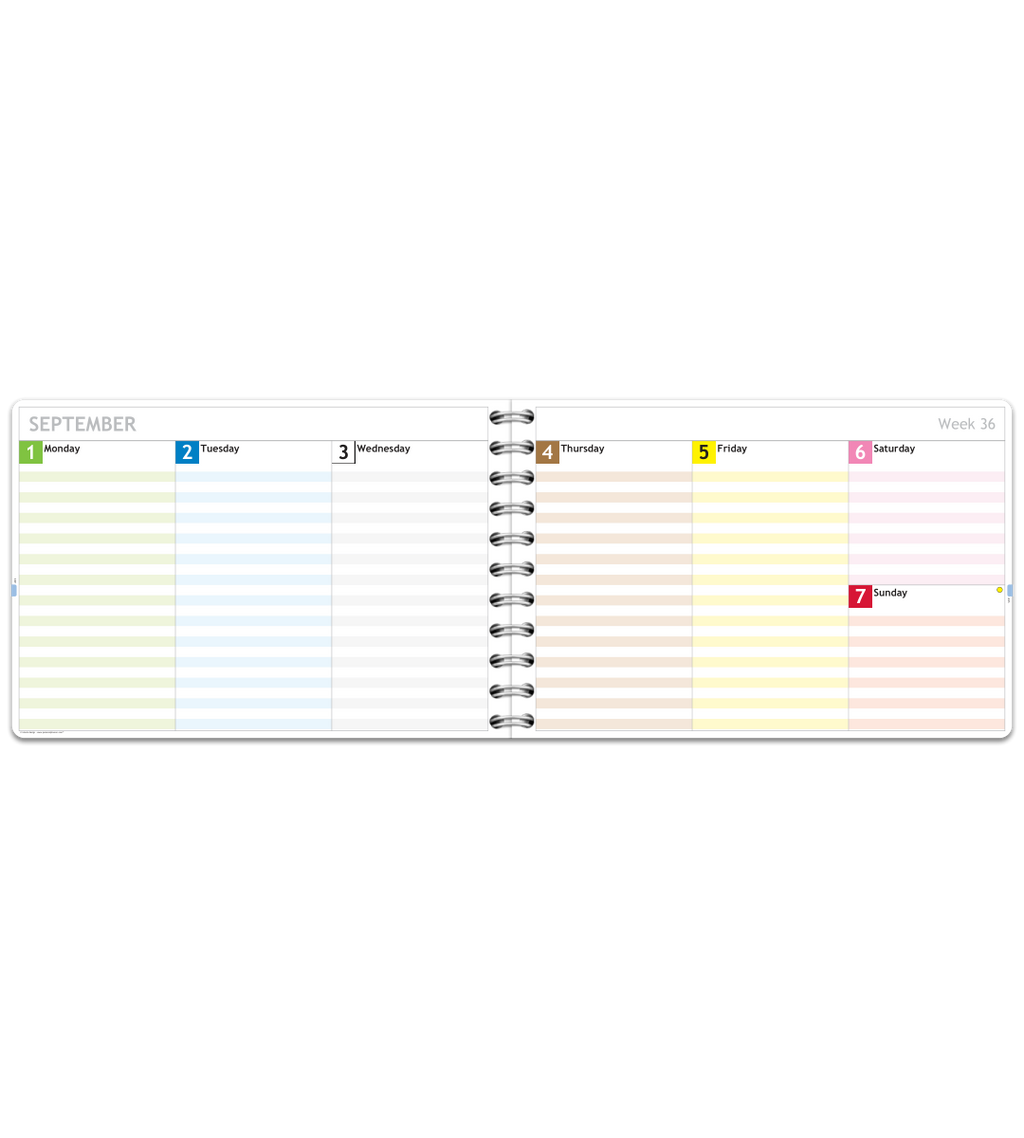 Planner - Spiral Binding Wide