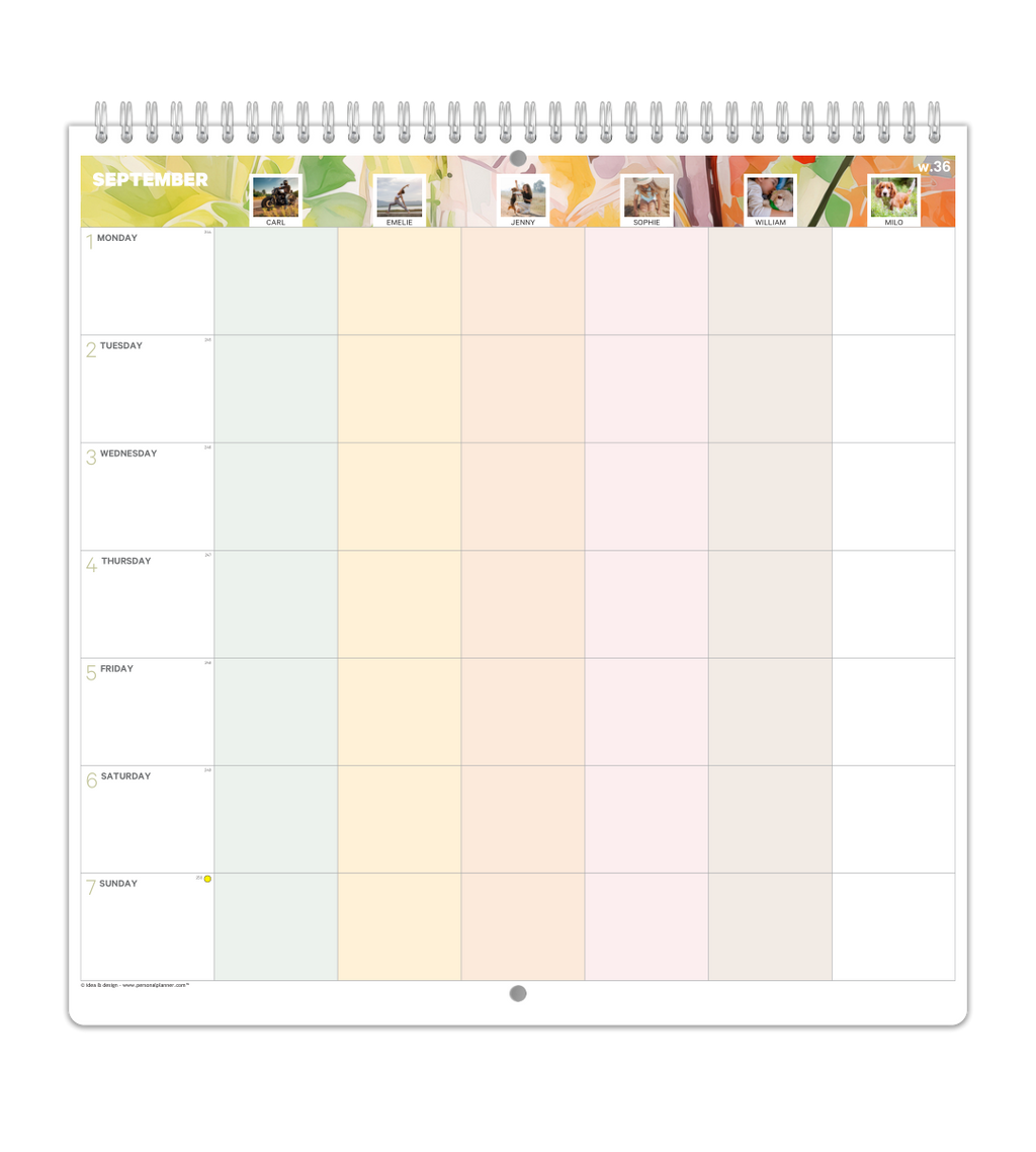 Family Planner - Weekly Overview