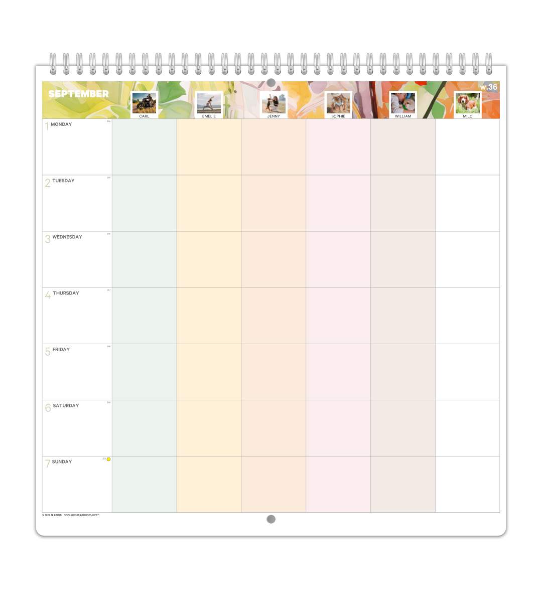 Family Planner - Weekly Overview