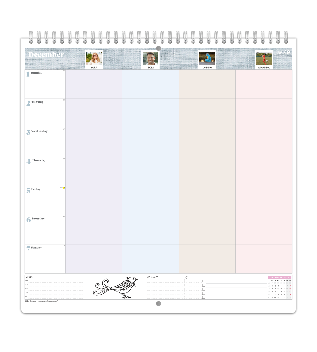 Family Planner - Weekly Overview