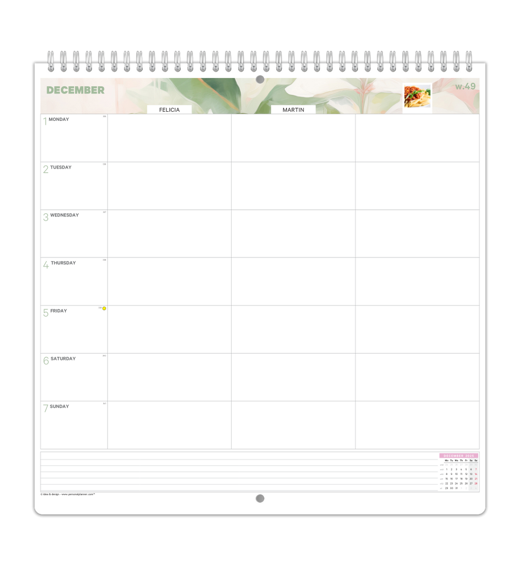 Family Planner - Weekly Overview