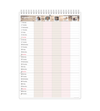 Familjekalender - Månadsöversikt - Personal Planner
