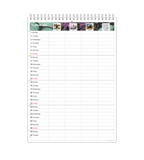 Familjekalender - Månadsöversikt - Personal Planner