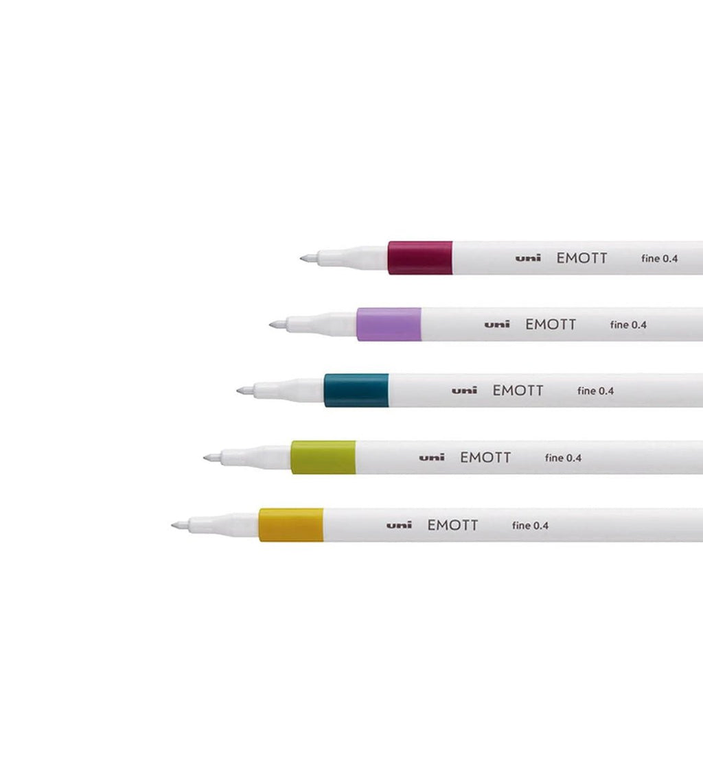 Fineliner - Uni Emott Set - 5-pack - Personal Planner