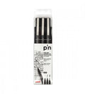 Fineliner - Uni Pin 3-pack (0.1, 0.3, 0.5) - svart - Personal Planner
