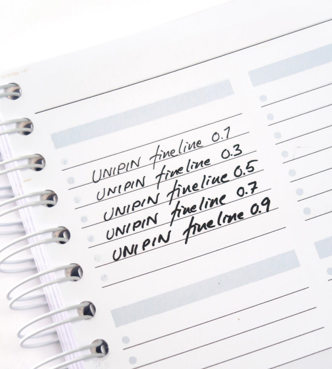 Fineliner - Uni Pin 5-pack - svart - Personal Planner